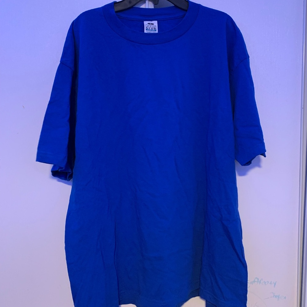 Pro Club Mens Comfort T Shirt XL Blue